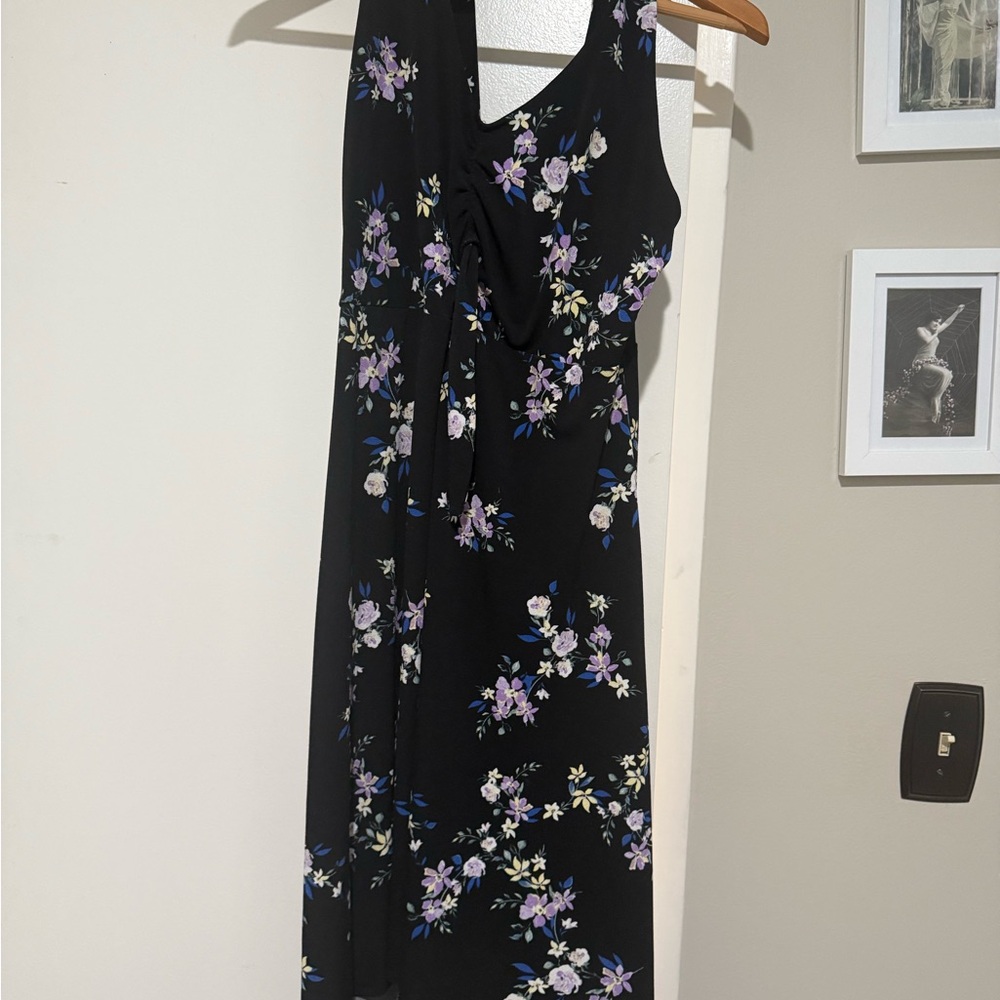 Candie's Black and White Asymmetrical Sundress